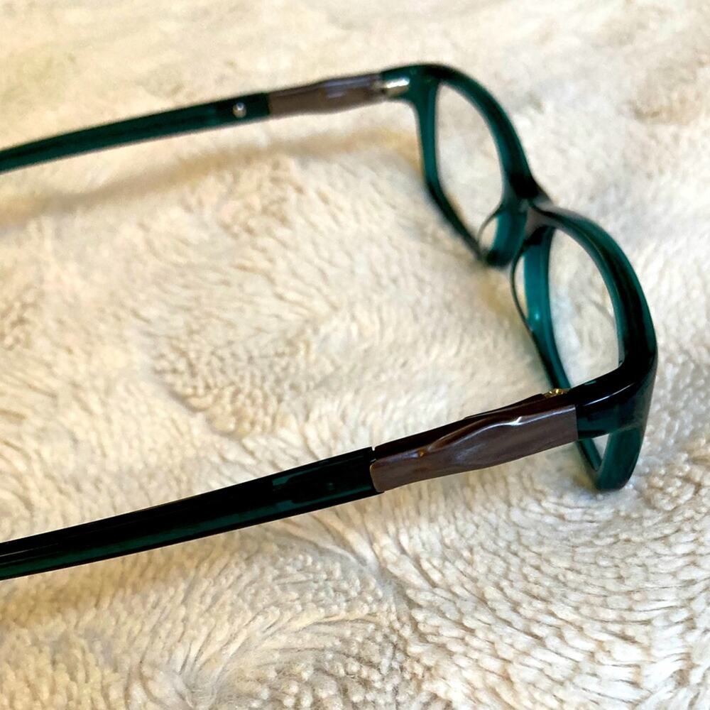 DVF emerald green shades rectangular glasses frame - Picture 4 of 8